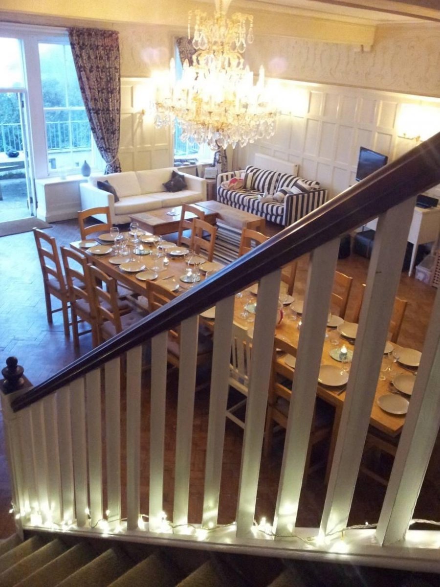 Big Sea House - looking into the Ballroom from the stairs